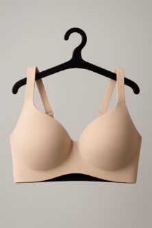 THE LYVE Smooth Stretch Non-Wired Bra – Nude Pink