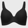 THE LYVE Seamless Comfort Bra – Black, Wire-Free & Stretchable Fit